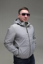 Чоловіча куртка Black Vinyl TC23-2199 весна, осінь. - Зображення 16