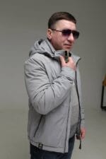 Чоловіча куртка Black Vinyl TC23-2199 весна, осінь. - Зображення 13