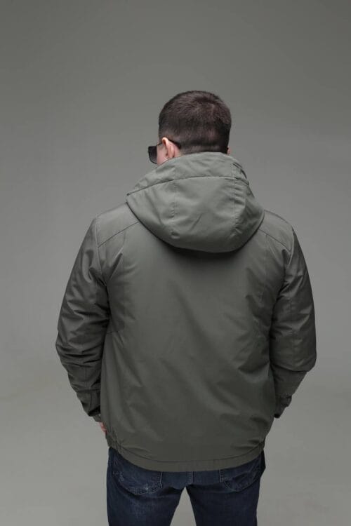 Чоловіча куртка Black Vinyl TC23-2199 весна, осінь. - Зображення 9
