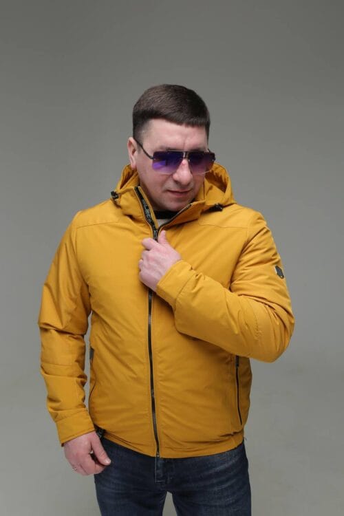 Чоловіча куртка Black Vinyl TC23-2199 весна, осінь. - Зображення 23