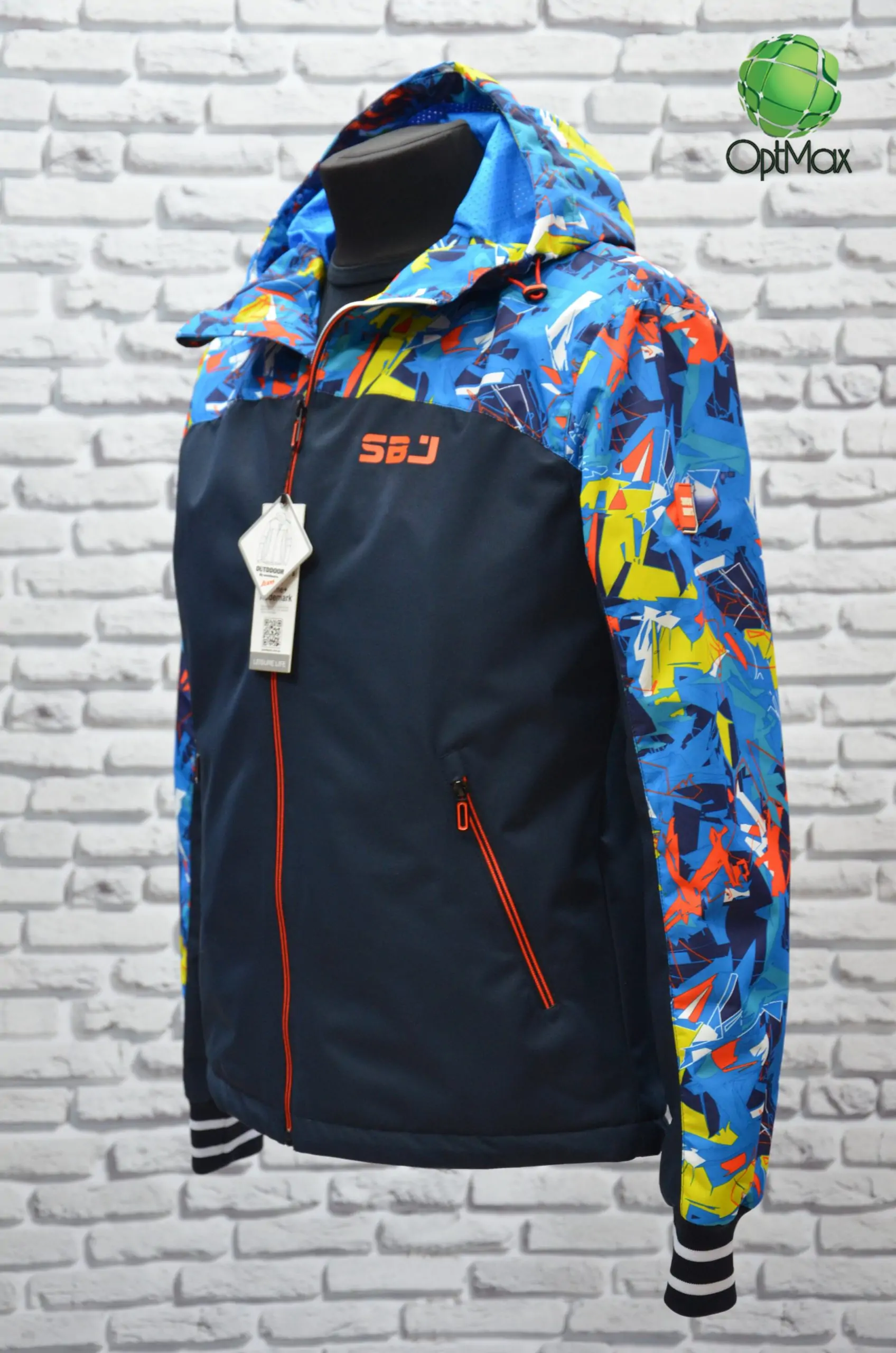 Чоловіча вітровка Snow Bears SB19118, синій колір, з доставкою в Україні