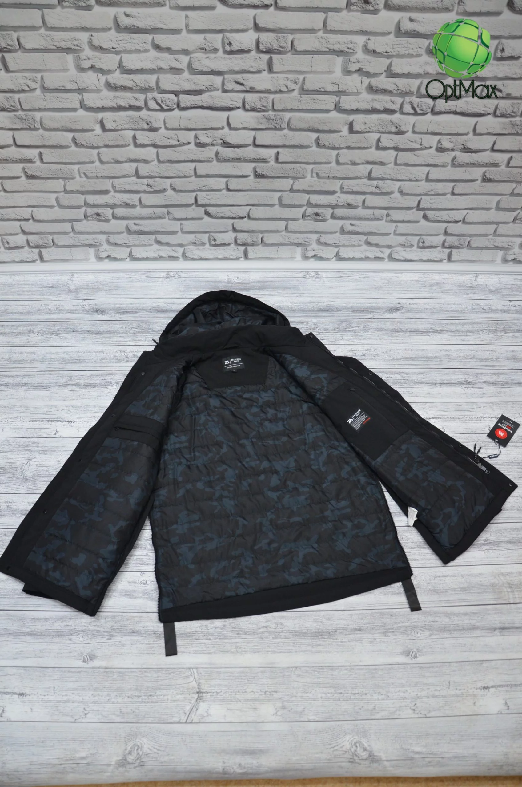 Розстібнута куртка TALIFECK Т-262, вигляд підкладки, легкий утеплювач