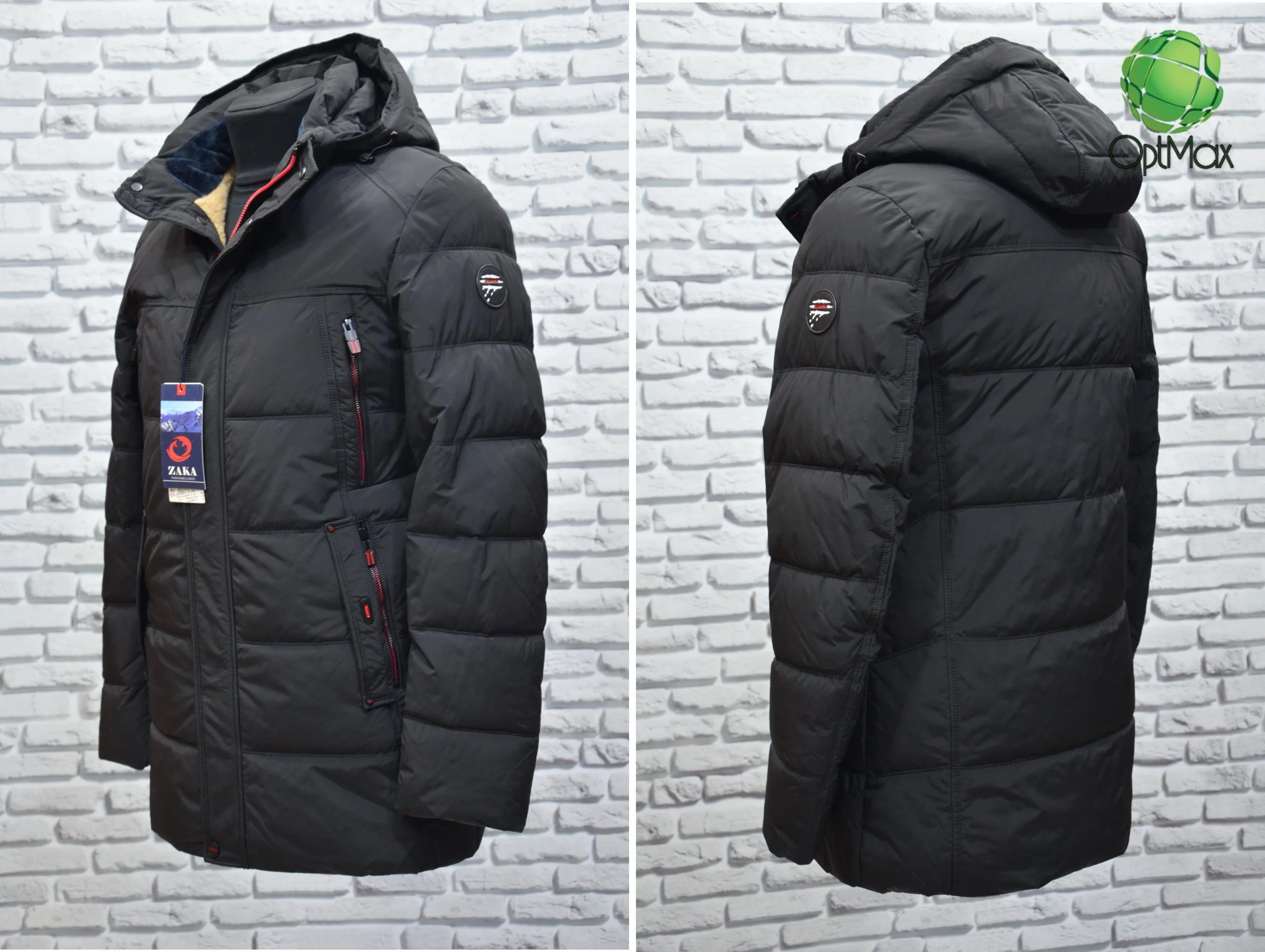 Зимова чоловіча куртка ZAKA-813 - Зображення 3