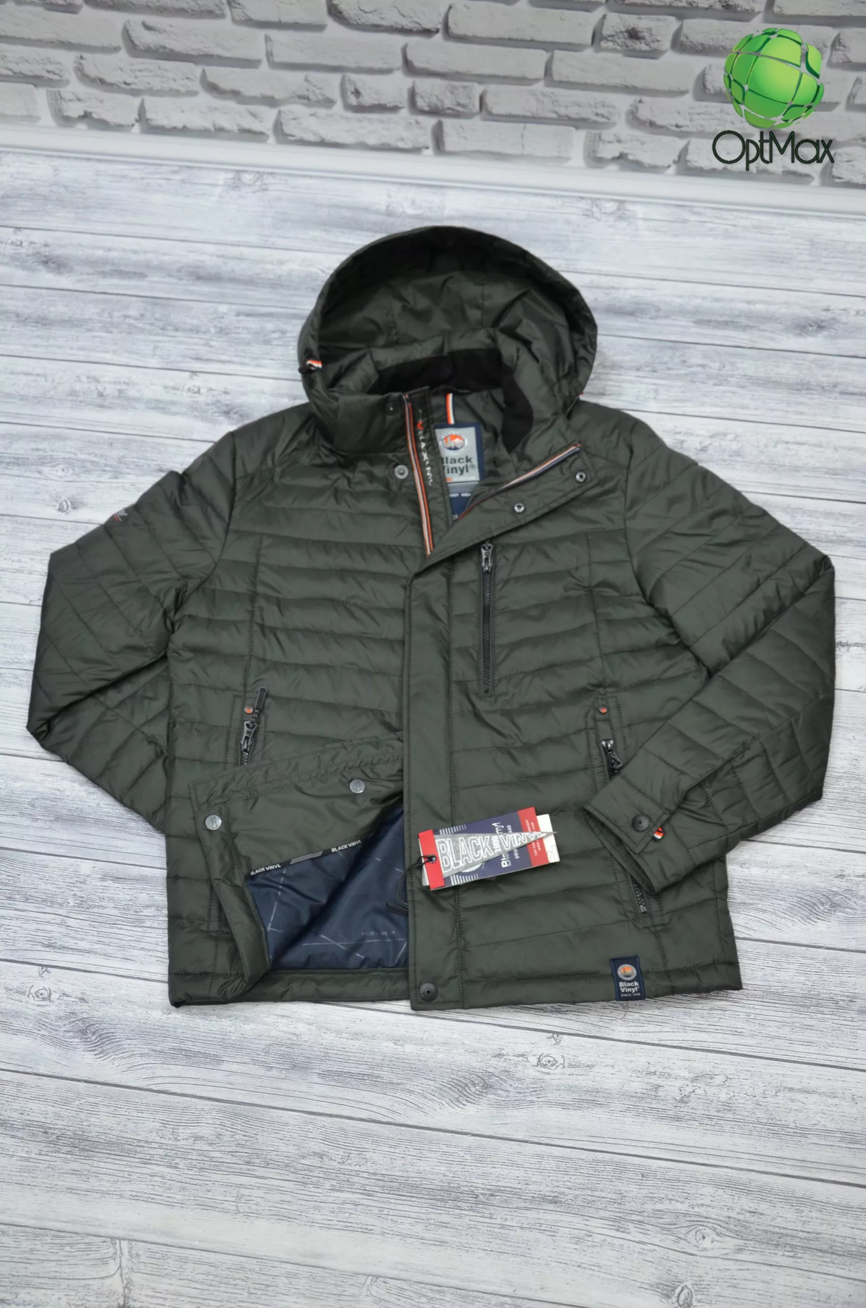 Весняна куртка Black Vinyl TC19-1378 - Зображення 2