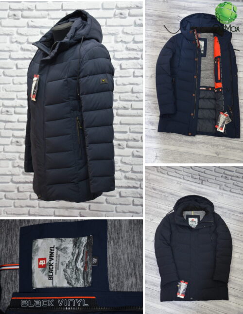 Зимова куртка Black Vinyl С18-1321С - Зображення 5