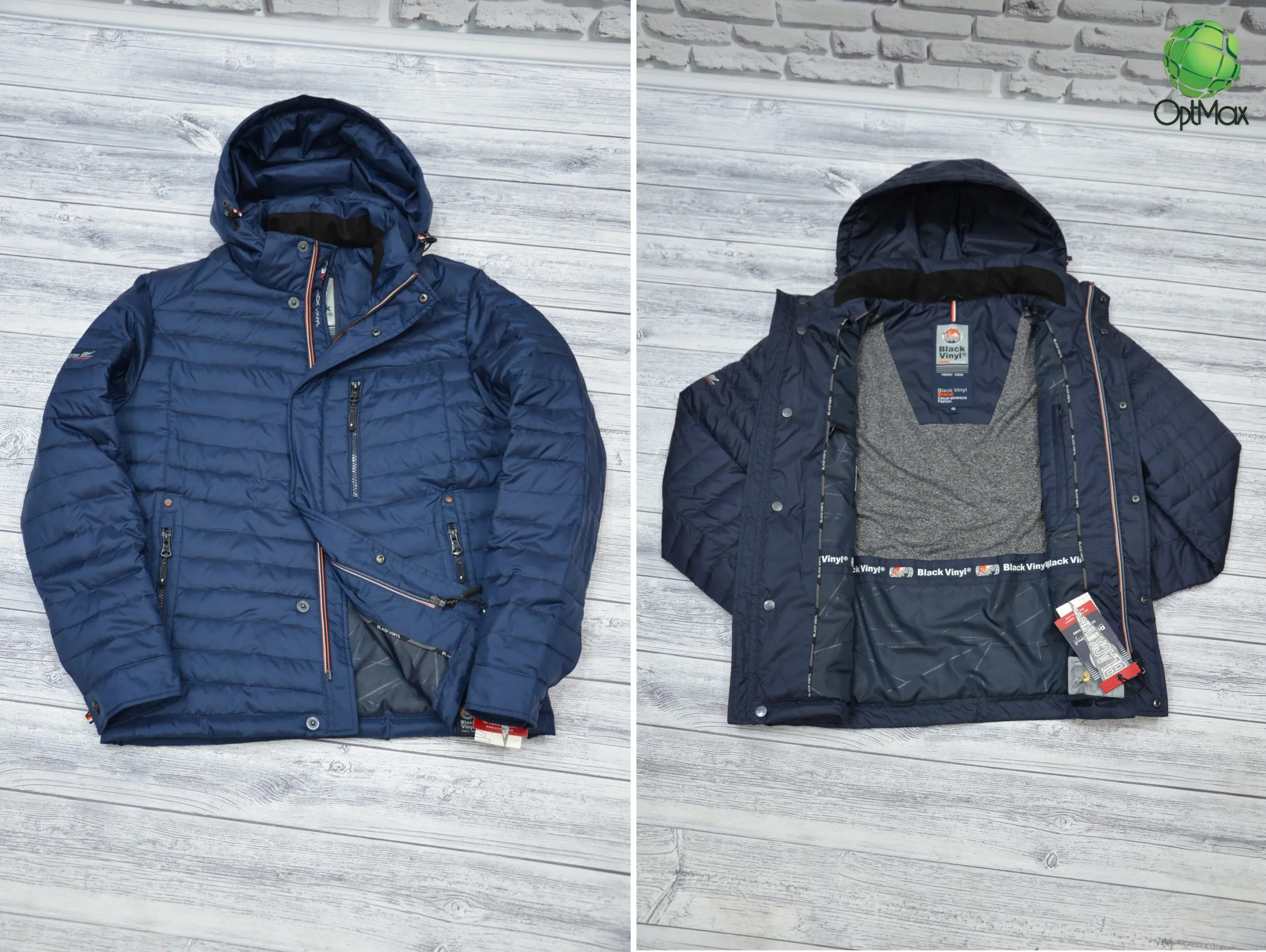 Весняна куртка Black Vinyl TC19-1378 - Зображення 5