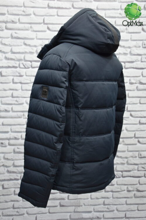 Зимняя куртка Kings Wind 8W14, синяя, вид сзади