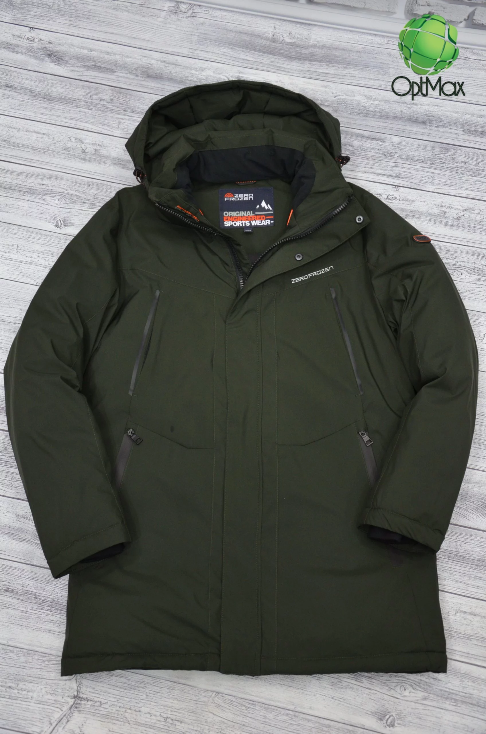 Зимняя куртка Zero Frozen ZF70101, вид спереди, доступна в Украине с доставкой