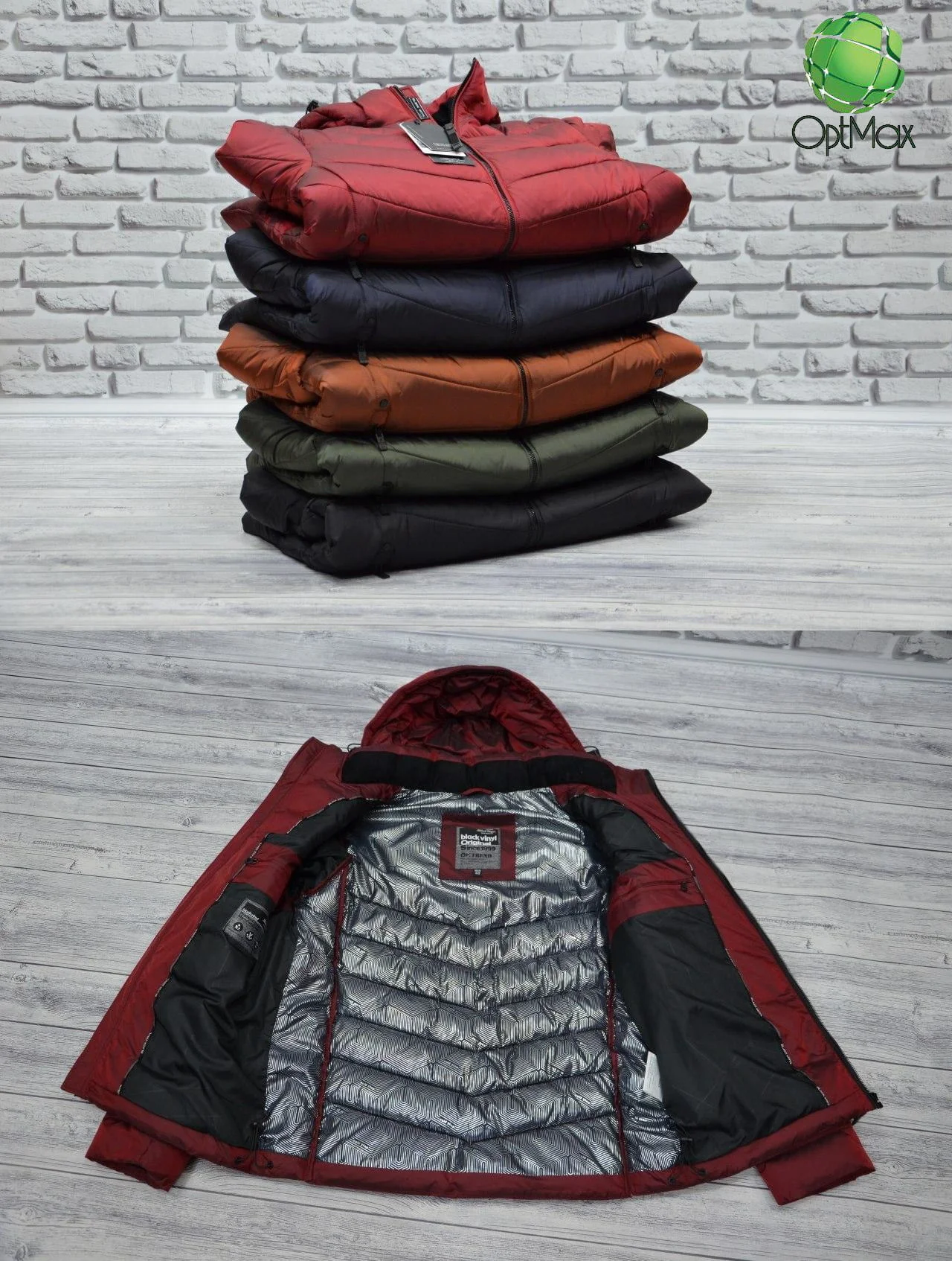 Зимова чоловіча куртка Black Vinyl C20-1698С - Зображення 5