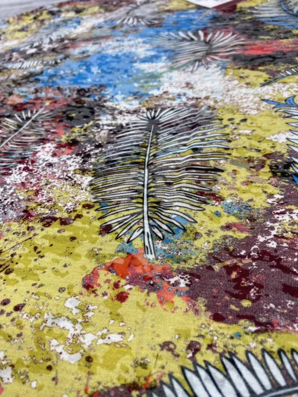 Чоловічі турецькі футболки Bagarda 3210-02 з яскравим тропічним принтом. - Зображення 3