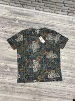 Чоловічі турецькі футболки Bagarda 3221 батал з написами, люкс якість, розміри 3XL-5XL