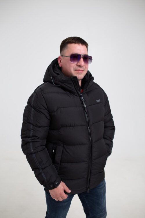 Мужская куртка Black Vinyl С23-2269M2 цвет черный Black Vinyl С23-2269M2