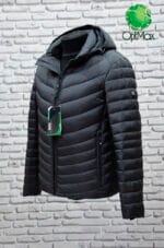 Зимова чоловіча куртка (єврозима) Black Vinyl C20-1693С - Зображення 3