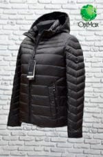 Зимова чоловіча куртка (єврозима) Black Vinyl (еврозима) C20-1685СQ - Зображення 3