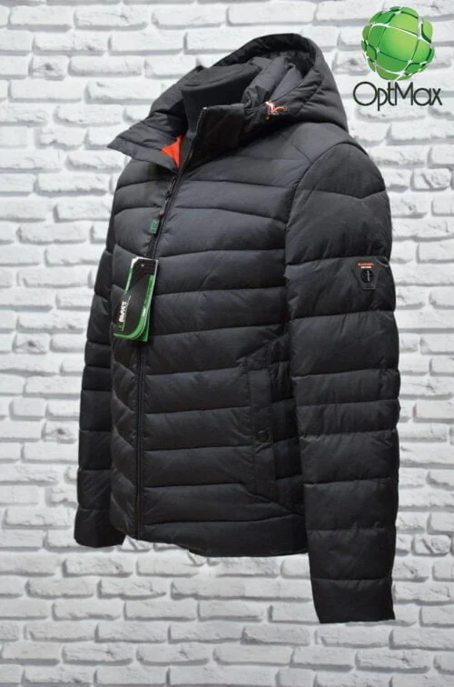 Зимова чоловіча куртка Black Vinyl C20-1695С - Зображення 4