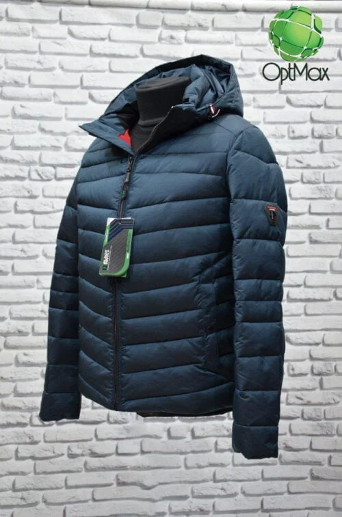 Зимова чоловіча куртка Black Vinyl C20-1695С - Зображення 1