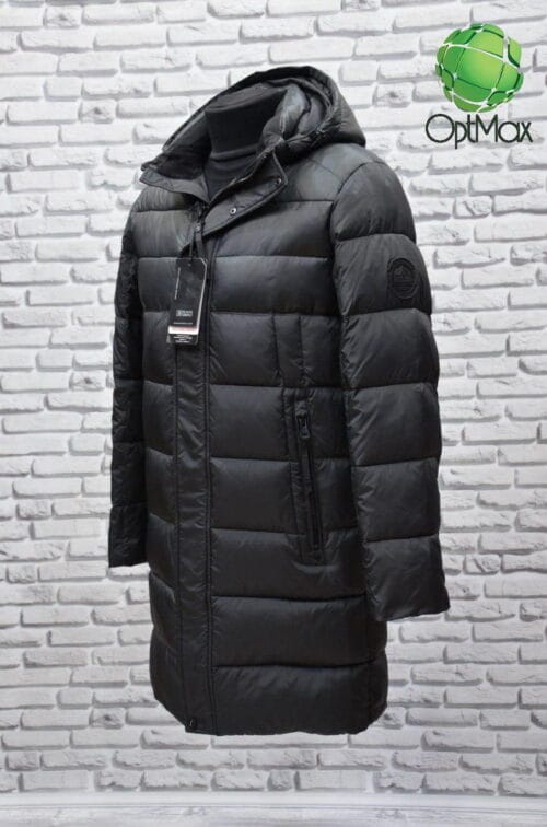 Зимова чоловіча куртка Black Vinyl C20-1707С - Зображення 2