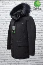 Зимова чоловіча куртка Black Vinyl C20-1736CМ23