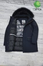 Зимова чоловіча куртка Black Vinyl C20-1736CМ23 - Зображення 5