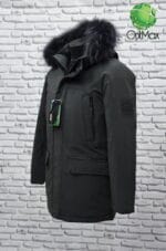 Зимова чоловіча куртка Black Vinyl C20-1736CМ23 - Зображення 3