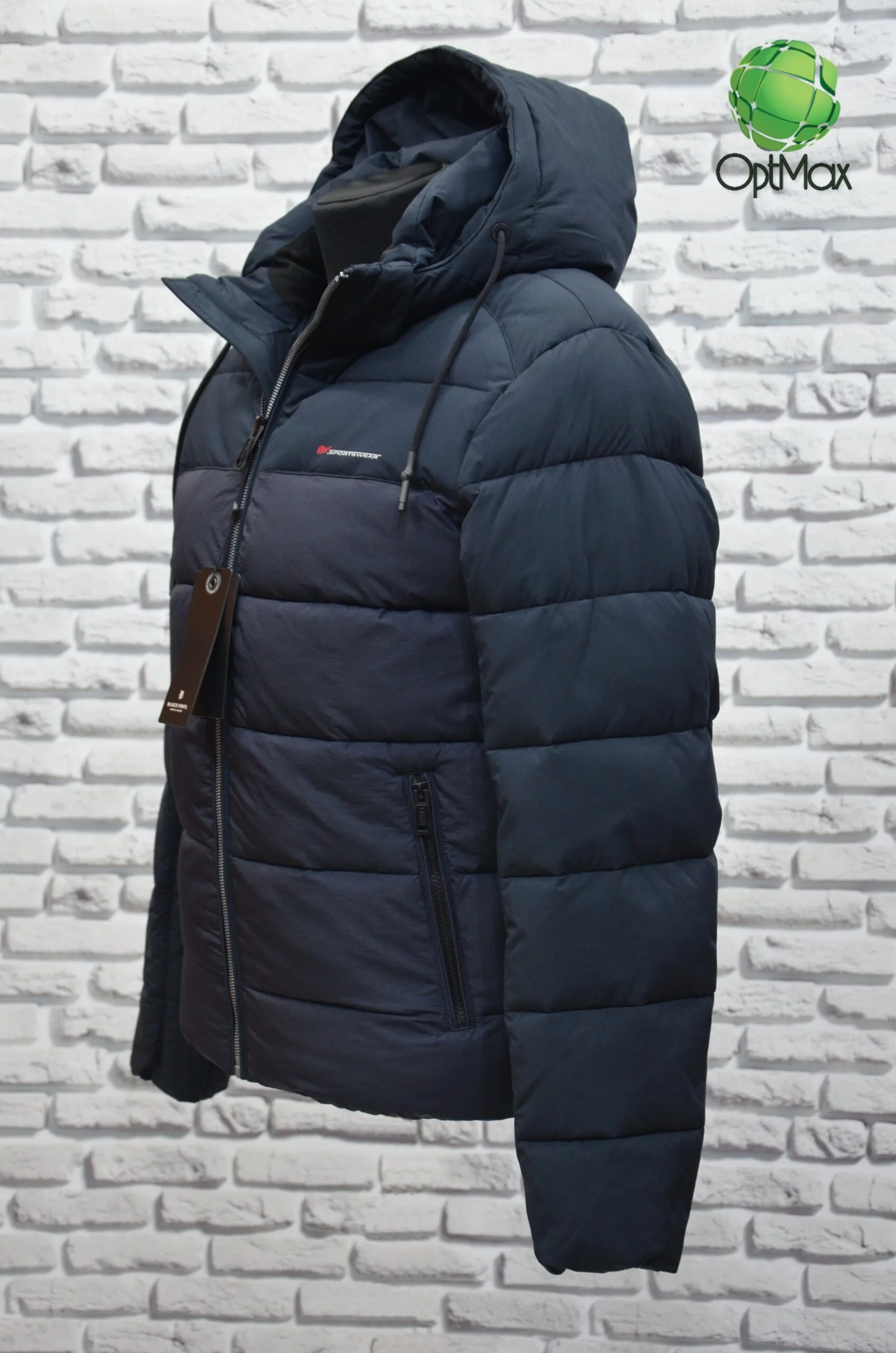 Зимова чоловіча куртка Black Vinyl C20-1560С - Зображення 3