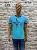 Чоловічі турецькі футболки Red Dоwn 9557 з кораблями