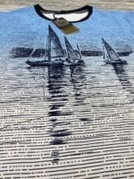 Чоловічі турецькі футболки Red Dоwn 9557 з кораблями - Зображення 9