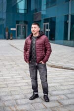 Весняна чоловіча куртка Black Vinyl ТС21-1808 Вig - Зображення 11