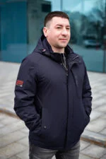 Весняна чоловіча куртка Black Vinyl ТС21-1828 - Зображення 2