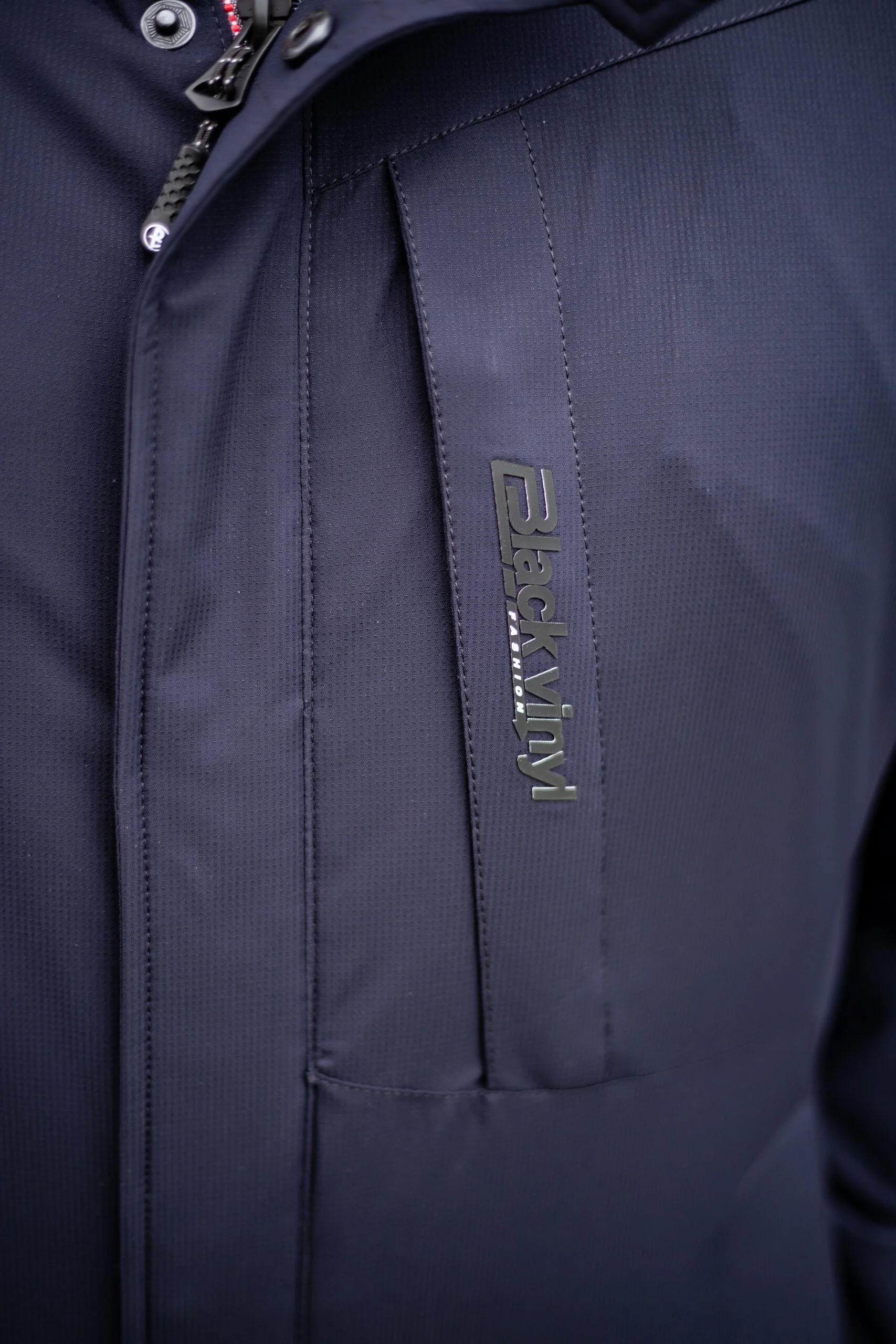 Весняна чоловіча куртка Black Vinyl ТС21-1828 - Зображення 6