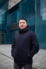 Весняна чоловіча куртка Black Vinyl ТС21-1828