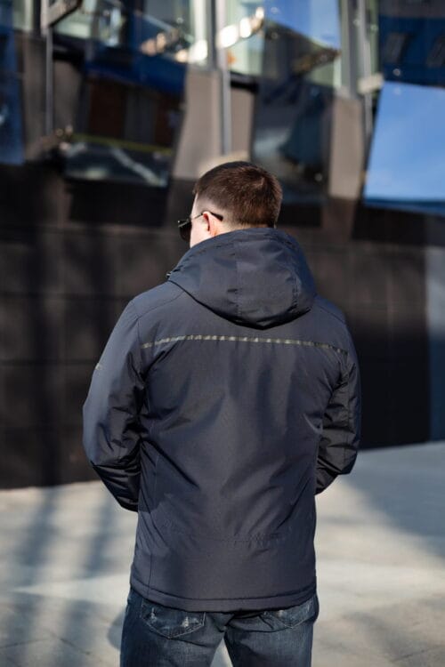 Весняна чоловіча куртка Black Vinyl ТС21-1815 - Зображення 3