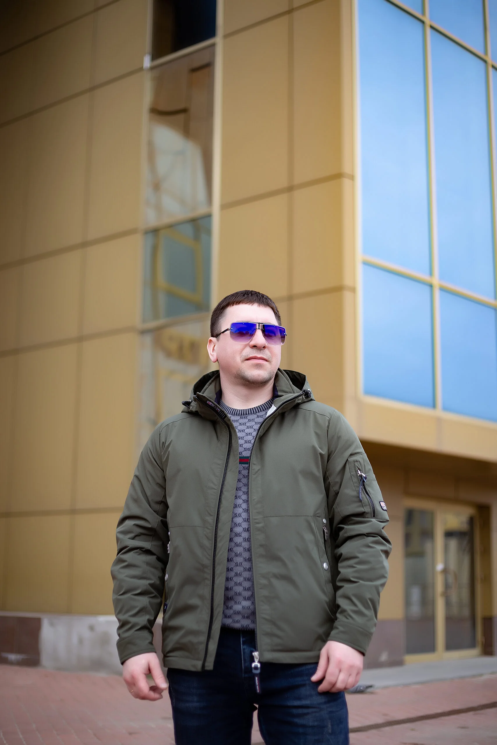 IMG_2270 Весняна чоловіча куртка Black Vinyl ТС21-1821 Big - Зображення 3