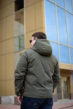 Весняна чоловіча куртка Black Vinyl ТС21-1821 Big - Зображення 5