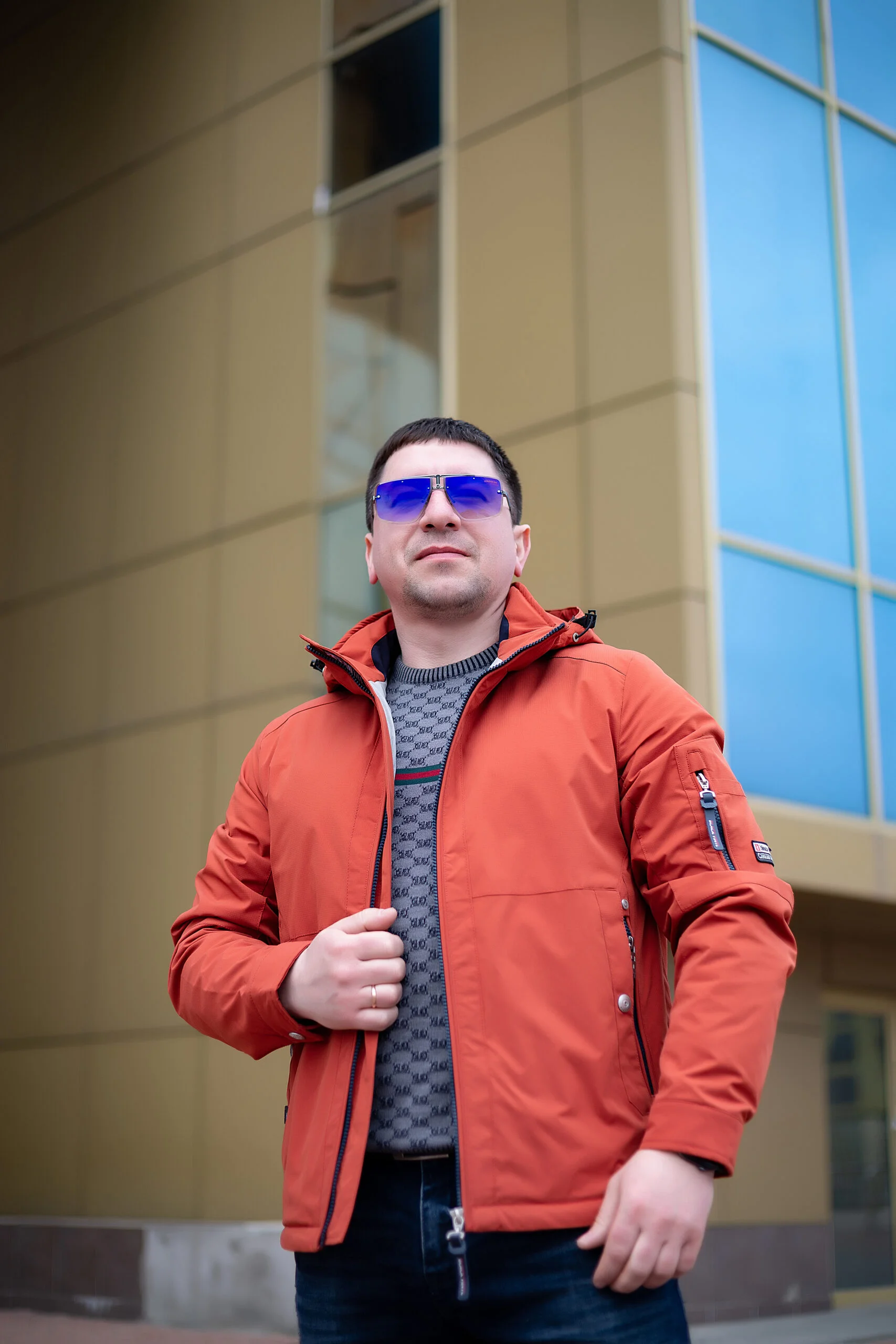 IMG_2296 Весняна чоловіча куртка Black Vinyl ТС21-1821 Big - Зображення 11