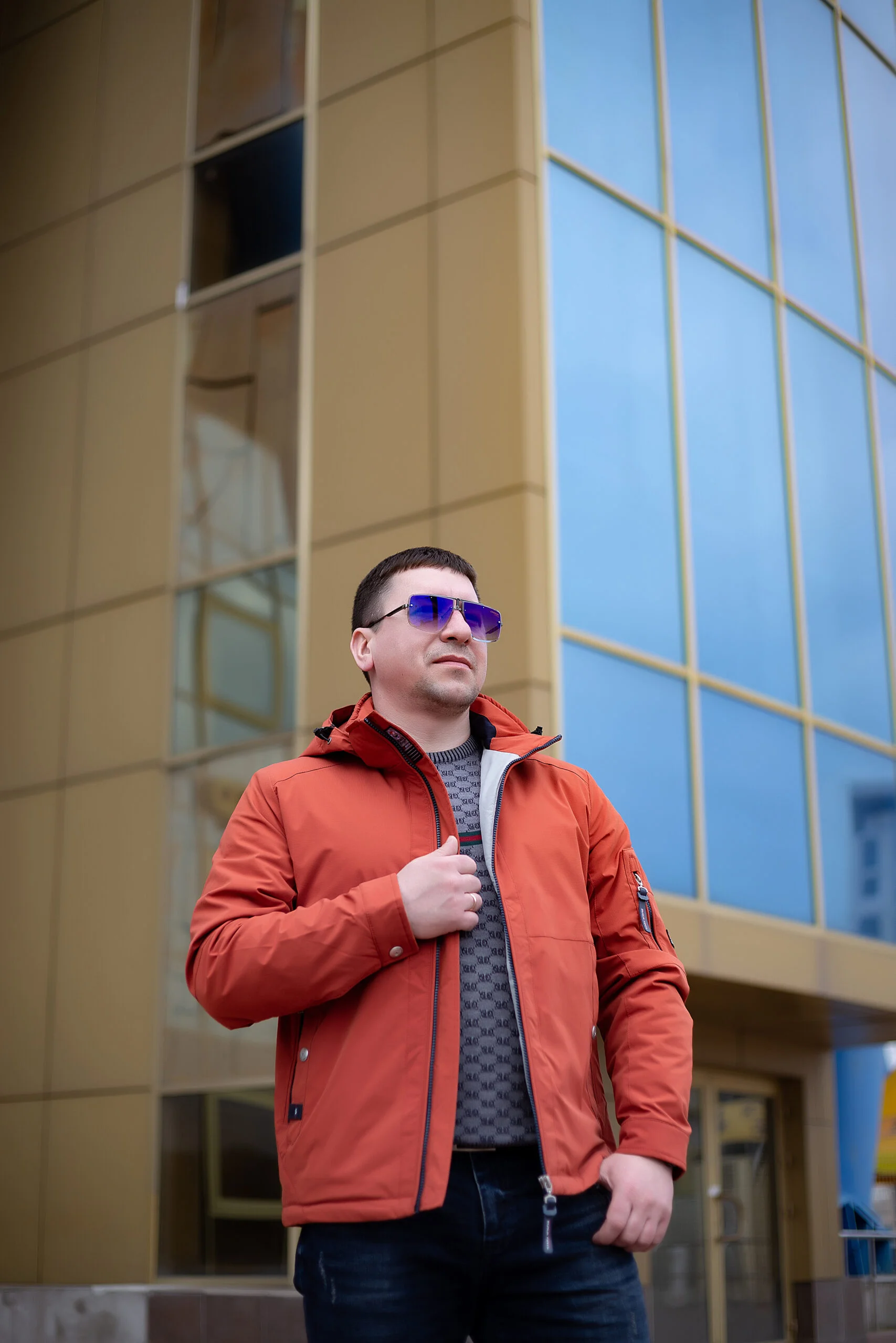 IMG_2300 Весняна чоловіча куртка Black Vinyl ТС21-1821 Big - Зображення 9