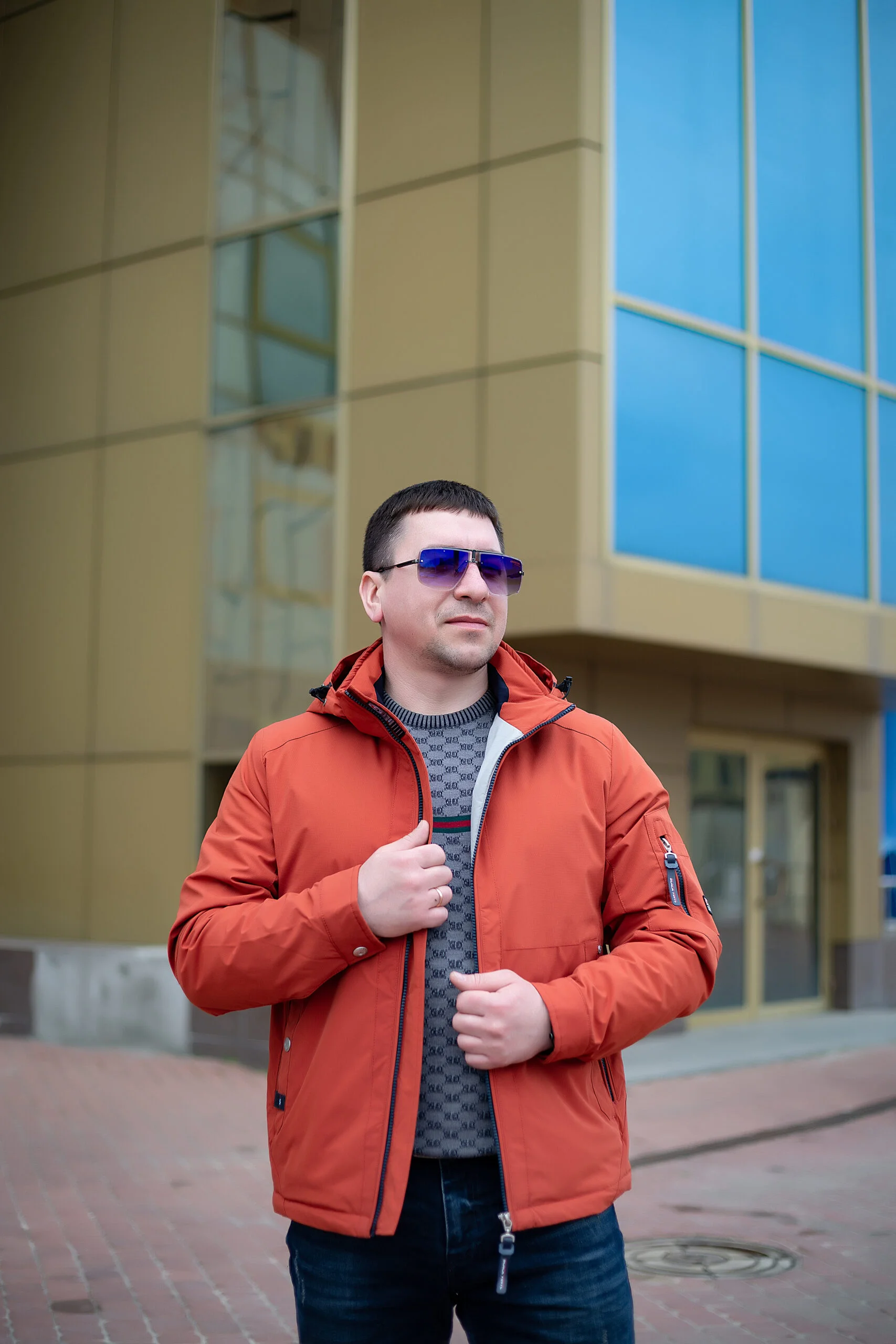 IMG_2302 Весняна чоловіча куртка Black Vinyl ТС21-1821 Big - Зображення 13