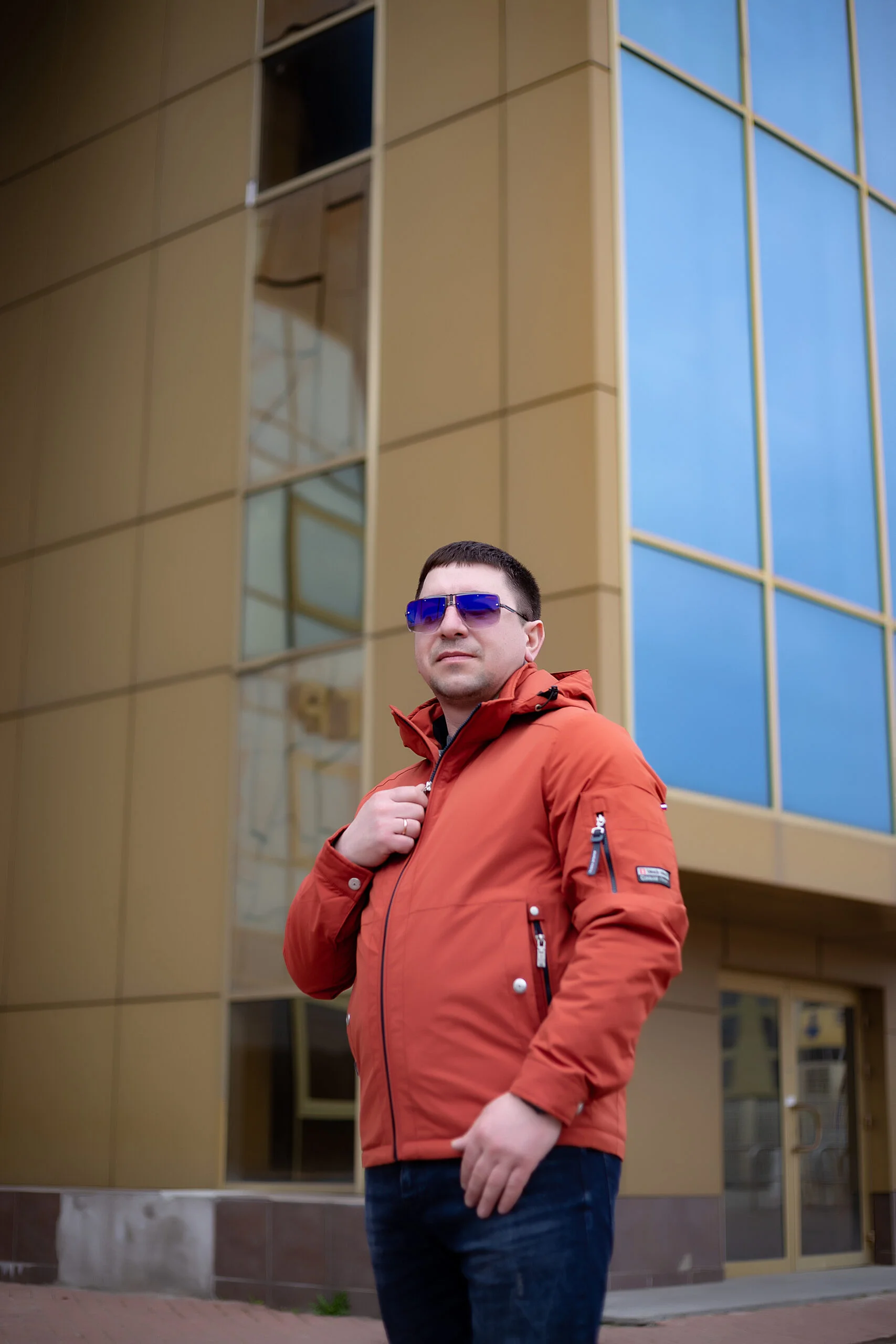 IMG_2311 Весняна чоловіча куртка Black Vinyl ТС21-1821 Big - Зображення 12