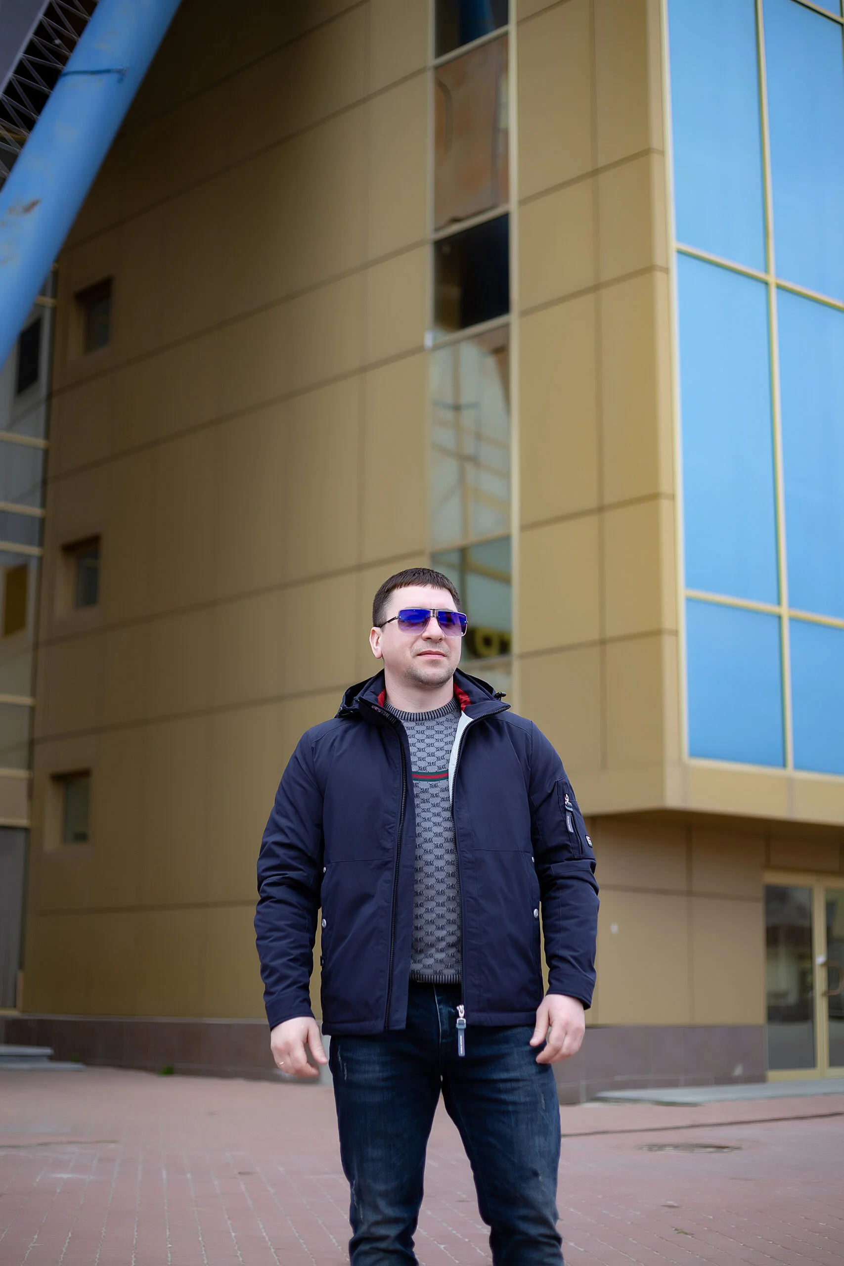 IMG_2323 Весняна чоловіча куртка Black Vinyl ТС21-1821 Big - Зображення 19