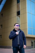Весняна чоловіча куртка Black Vinyl ТС21-1821 Big - Зображення 20