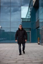 Чоловіче зимове пальто з плотним утепленням, здовжене. Snow Bears SB-21201 - Зображення 7