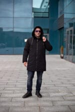 Чоловіче зимове пальто з плотним утепленням, здовжене. Snow Bears SB-21201 - Зображення 10