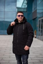 Чоловіче зимове пальто з плотним утепленням, здовжене. Snow Bears SB-21201 - Зображення 13