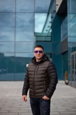 Чоловіча куртка Snow Bears SB-21197 Євро зима (полегшена зима) із комбінованої тканини - Зображення 6