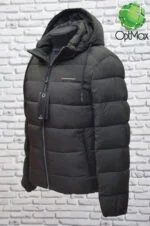 Зимова чоловіча куртка Black Vinyl C20-1560С