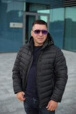 Чоловіча куртка Snow Bears SB-21197 Євро зима (полегшена зима) із комбінованої тканини - Зображення 11