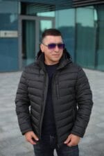 Чоловіча куртка Snow Bears SB-21197 Євро зима (полегшена зима) із комбінованої тканини - Зображення 10