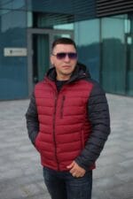 Чоловіча куртка Snow Bears SB-21197 Євро зима (полегшена зима) із комбінованої тканини - Зображення 15