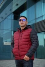 Чоловіча куртка Snow Bears SB-21197 Євро зима (полегшена зима) із комбінованої тканини - Зображення 13