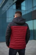 Чоловіча куртка Snow Bears SB-21197 Євро зима (полегшена зима) із комбінованої тканини - Зображення 14